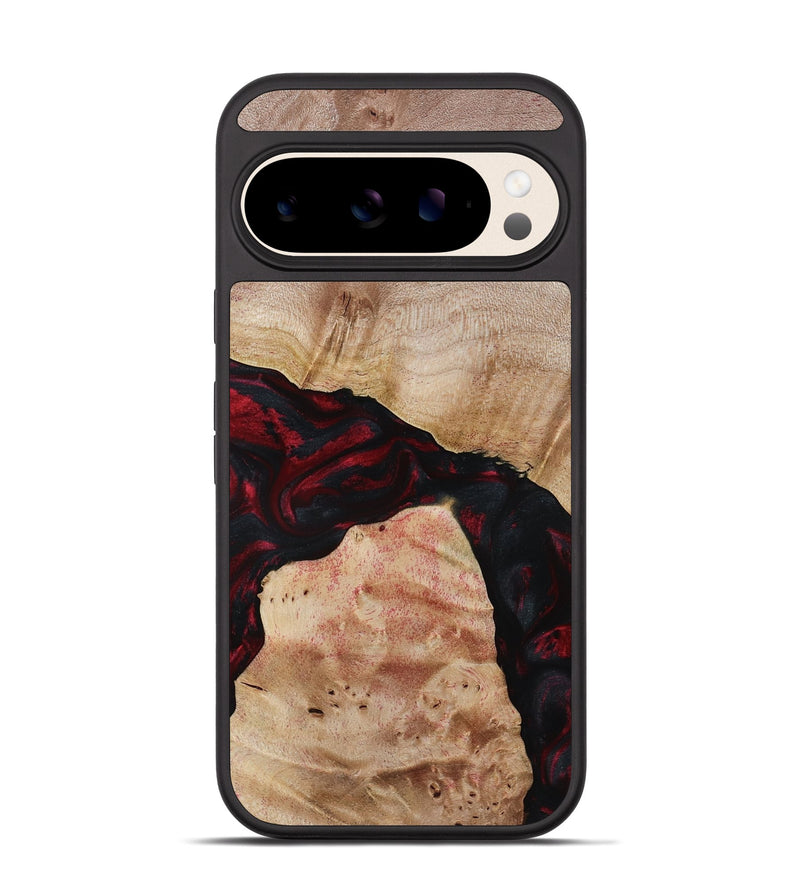 Pixel 10 Wood Phone Case - Jackie (Red, 788665)