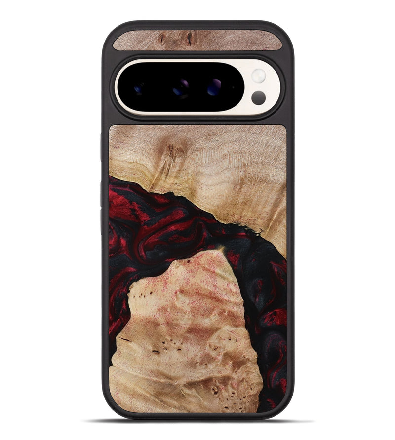 Pixel 10 Pro XL Wood Phone Case - Jackie (Red, 788665)