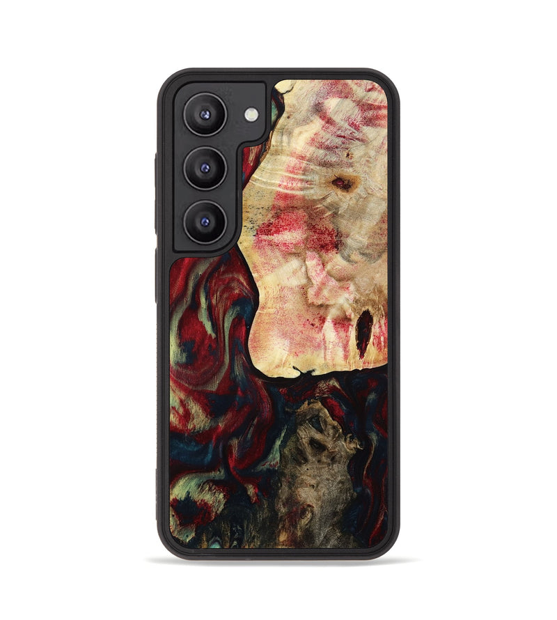 Galaxy S23 Wood Phone Case - Michell (Red, 788666)