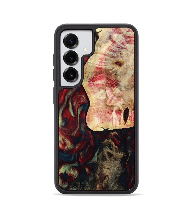 Galaxy S25 Wood Phone Case - Michell (Red, 788666)