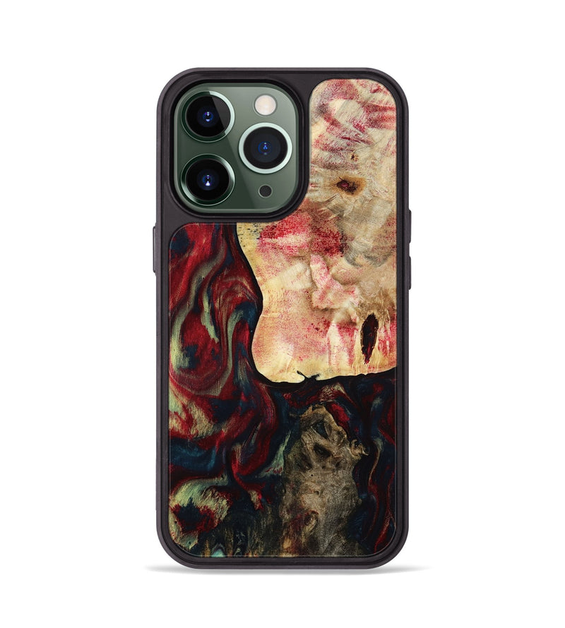 iPhone 13 Pro Wood Phone Case - Michell (Red, 788666)