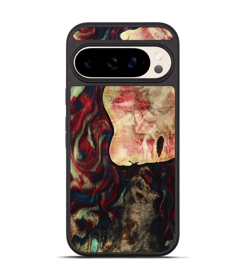 Pixel 10 Wood Phone Case - Michell (Red, 788666)