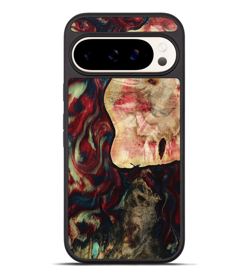 Pixel 9 Pro XL Wood Phone Case - Michell (Red, 788666)