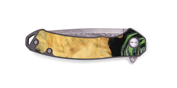 EDC Wood Pocket Knife - Marta (Green, 788681)