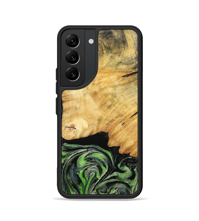 Galaxy S22 Wood Phone Case - Marta (Green, 788681)