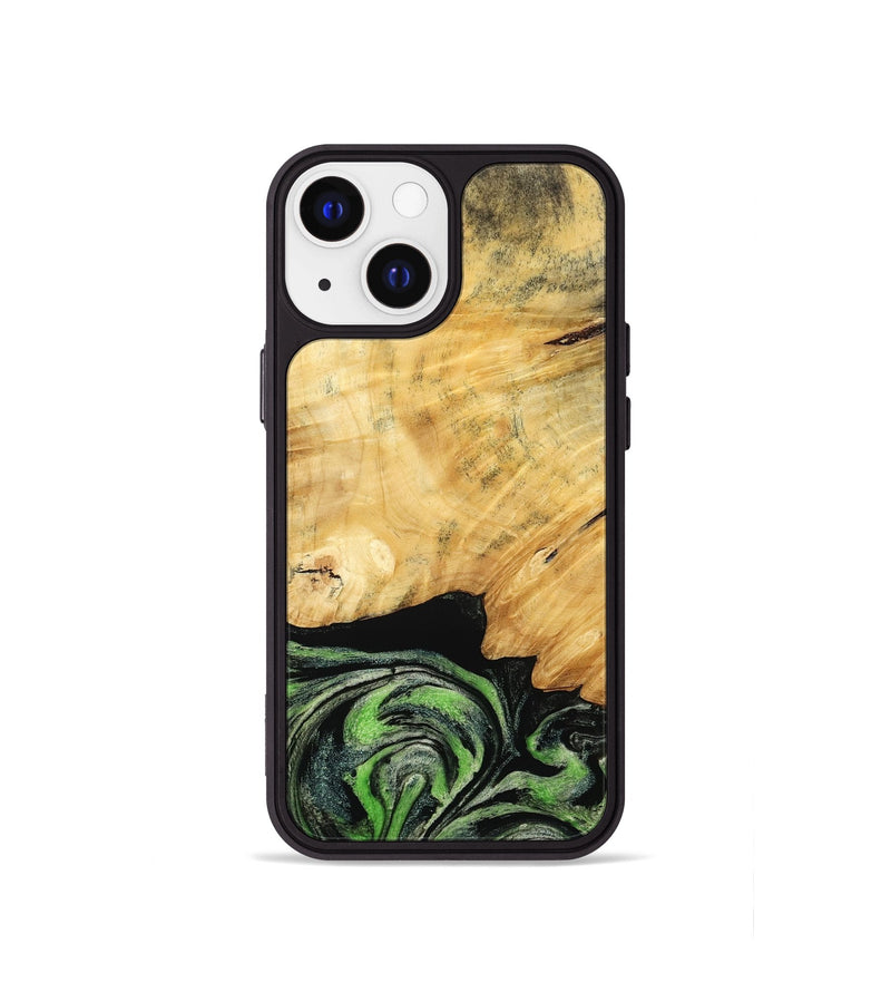 iPhone 13 mini Wood Phone Case - Marta (Green, 788681)