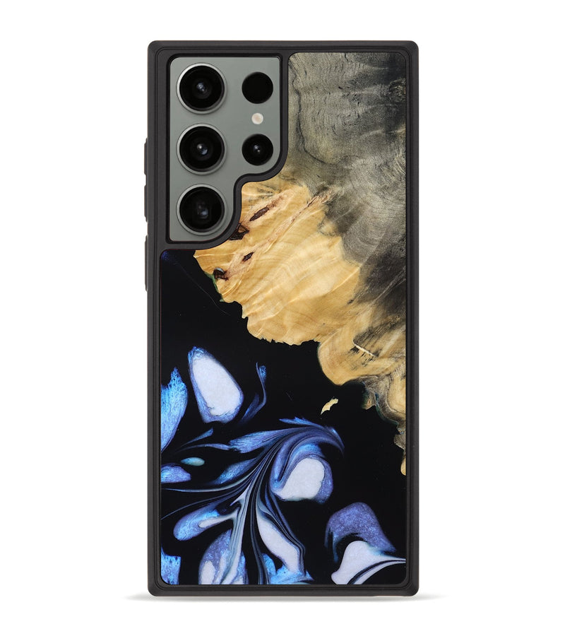 Galaxy S23 Ultra Wood Phone Case - Omari (Blue, 788704)