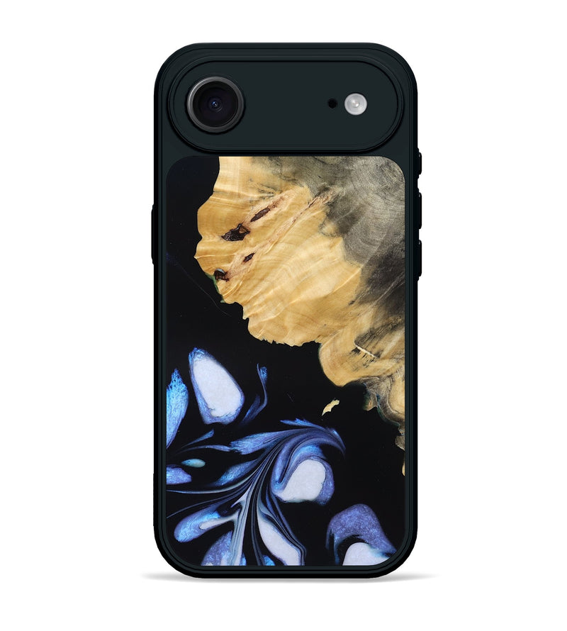 iPhone 17 Air Wood Phone Case - Omari (Blue, 788704)