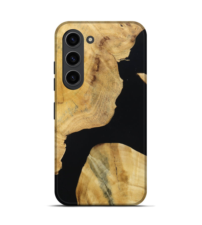 Galaxy S23 Wood Live Edge Phone Case - Dottie (Wood Burl, 788837)