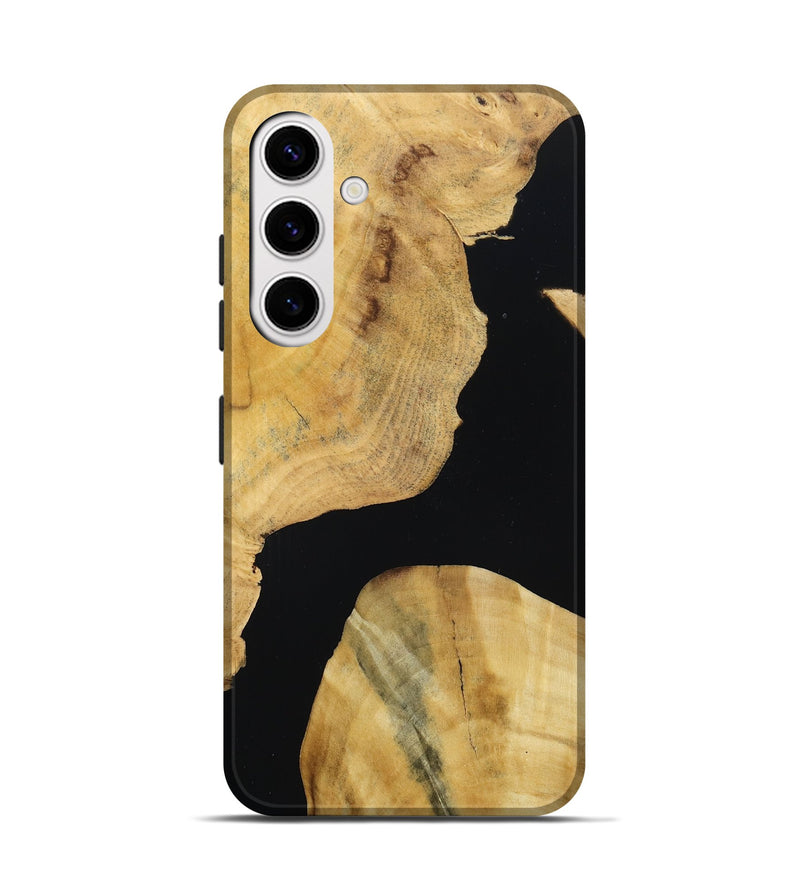 Galaxy S25 Wood Live Edge Phone Case - Dottie (Wood Burl, 788837)