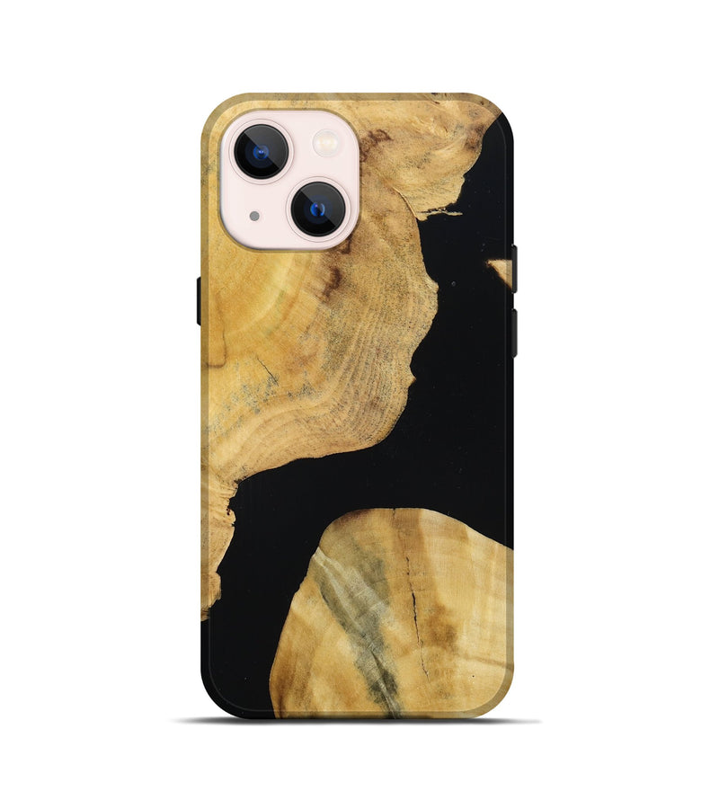 iPhone 13 mini Wood Live Edge Phone Case - Dottie (Wood Burl, 788837)