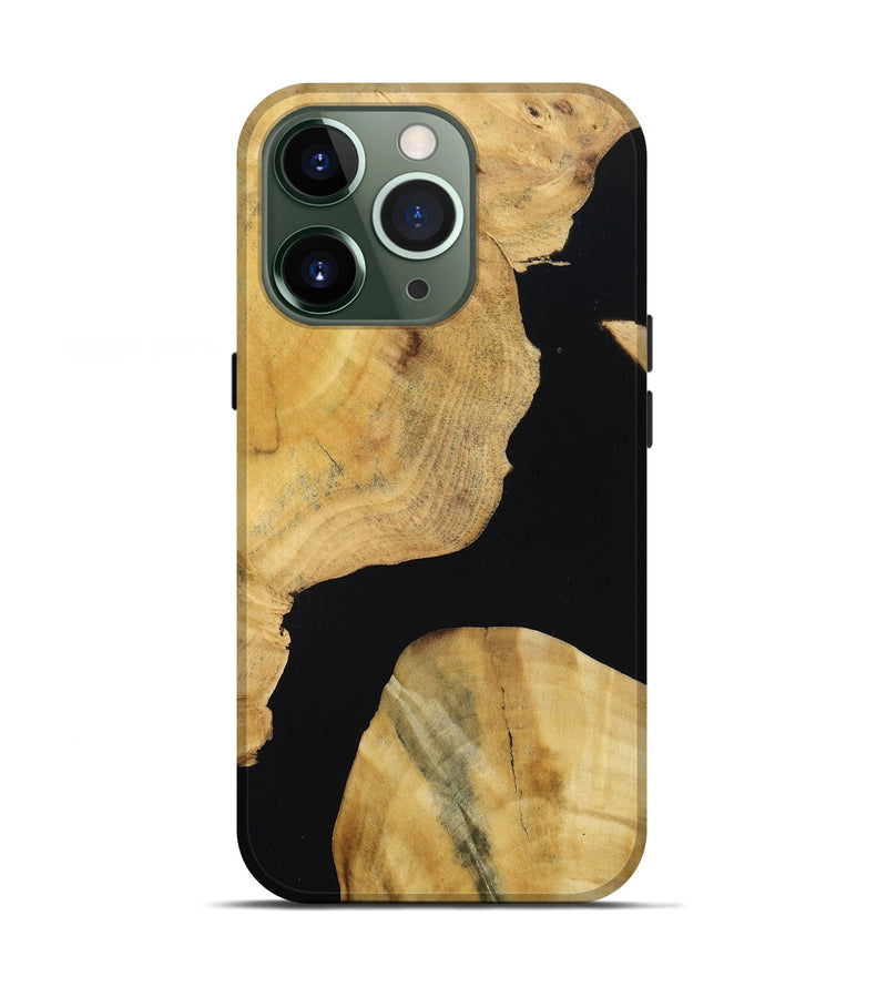 iPhone 13 Pro Wood Live Edge Phone Case - Dottie (Wood Burl, 788837)