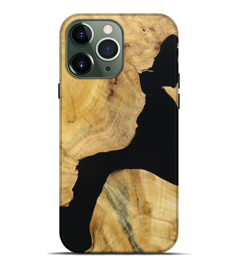 iPhone 13 Pro Max Wood Live Edge Phone Case - Dottie (Wood Burl, 788837)