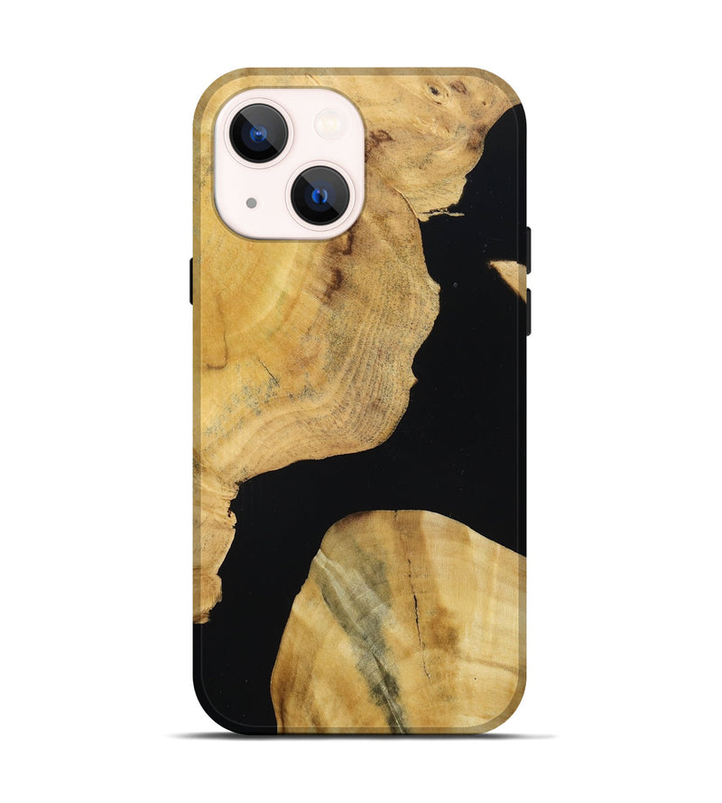 iPhone 14 Wood Live Edge Phone Case - Dottie (Wood Burl, 788837)