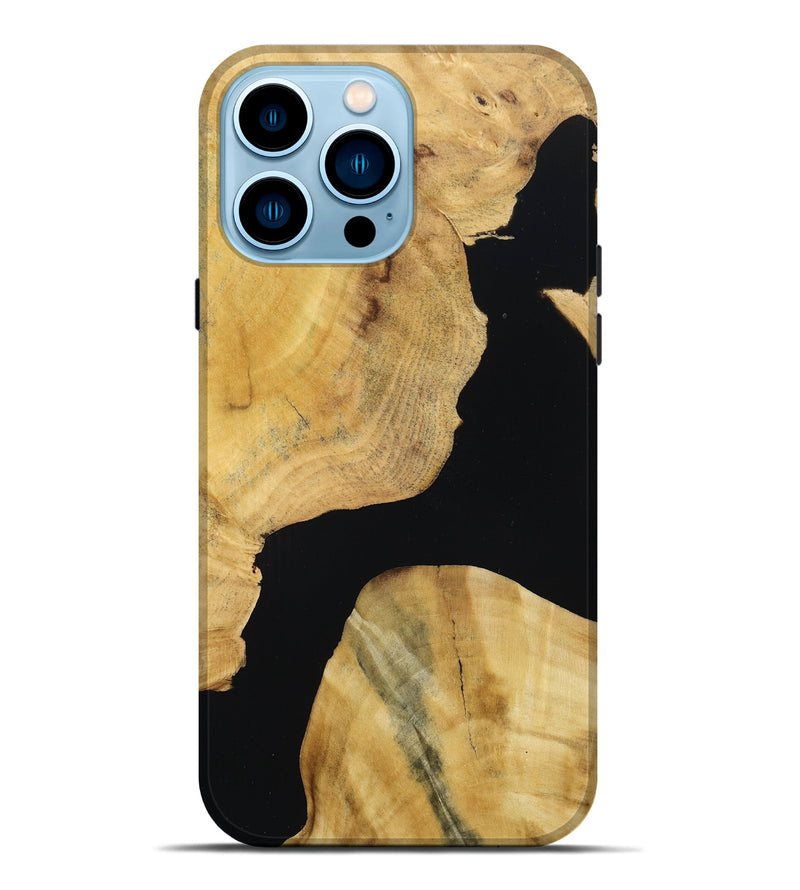 iPhone 14 Pro Max Wood Live Edge Phone Case - Dottie (Wood Burl, 788837)