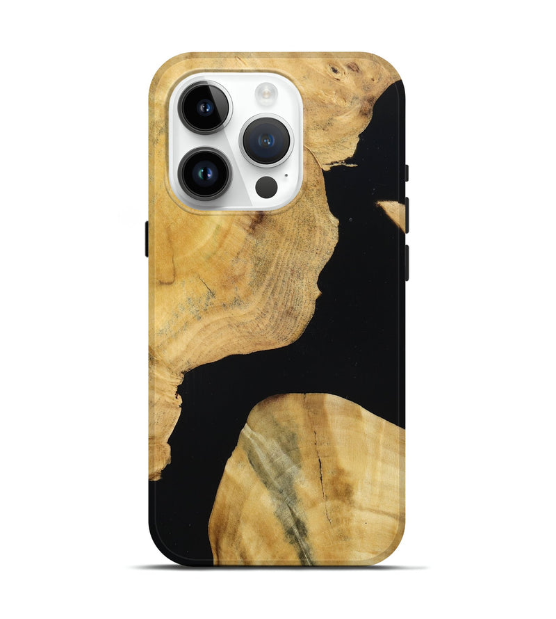iPhone 15 Pro Wood Live Edge Phone Case - Dottie (Wood Burl, 788837)