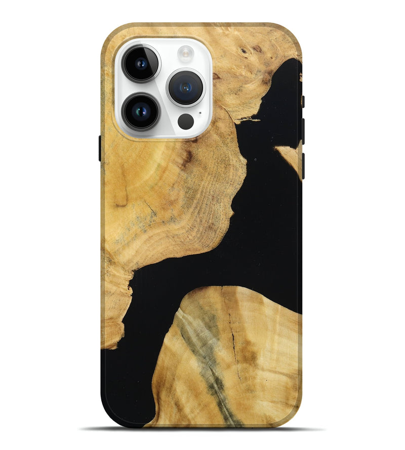 iPhone 15 Pro Max Wood Live Edge Phone Case - Dottie (Wood Burl, 788837)