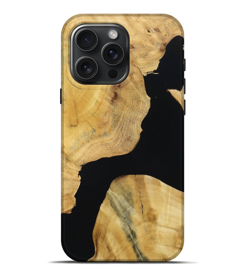 iPhone 16 Pro Max Wood Live Edge Phone Case - Dottie (Wood Burl, 788837)
