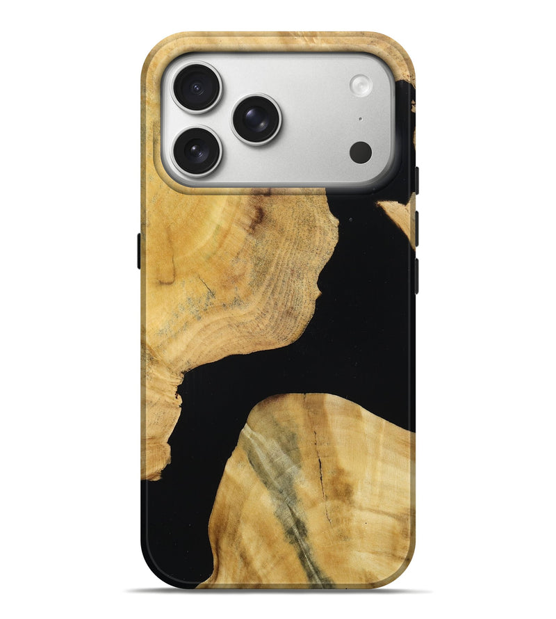 iPhone 17 Pro Max Wood Live Edge Phone Case - Dottie (Wood Burl, 788837)
