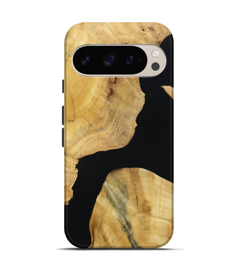 Pixel 9 Pro Wood Live Edge Phone Case - Dottie (Wood Burl, 788837)
