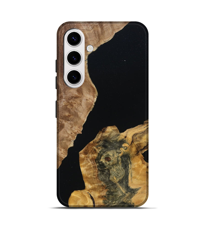 Galaxy S25 Wood Live Edge Phone Case - Ouida (Wood Burl, 788853)