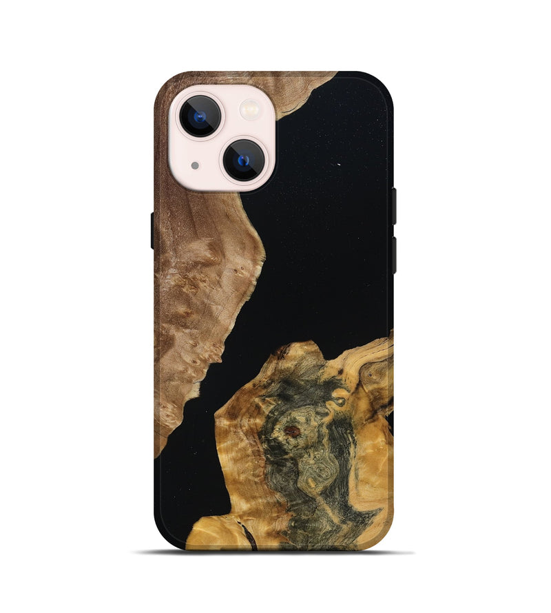 iPhone 13 mini Wood Live Edge Phone Case - Ouida (Wood Burl, 788853)
