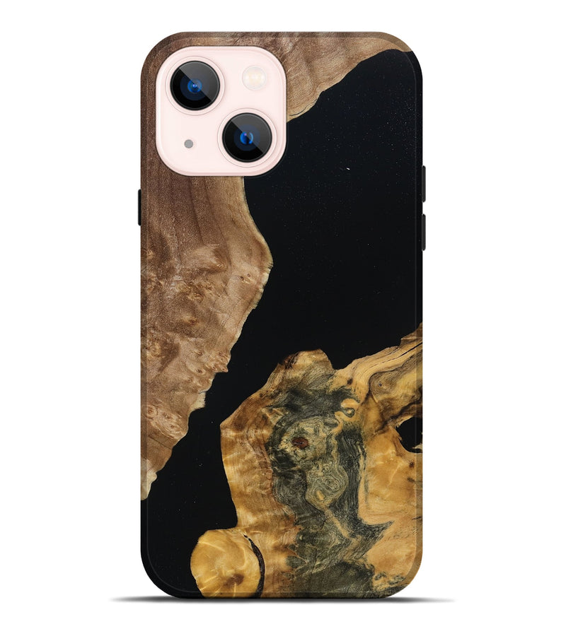 iPhone 14 Plus Wood Live Edge Phone Case - Ouida (Wood Burl, 788853)