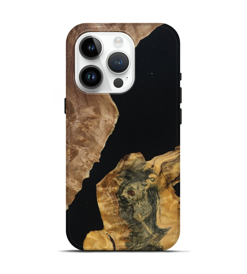 iPhone 15 Pro Wood Live Edge Phone Case - Ouida (Wood Burl, 788853)