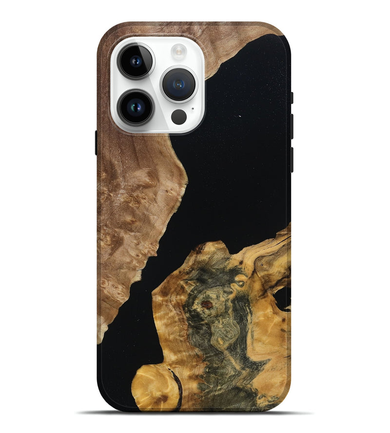 iPhone 15 Pro Max Wood Live Edge Phone Case - Ouida (Wood Burl, 788853)