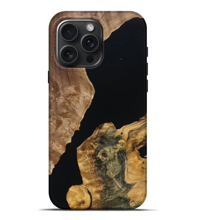 iPhone 16 Pro Max Wood Live Edge Phone Case - Ouida (Wood Burl, 788853)