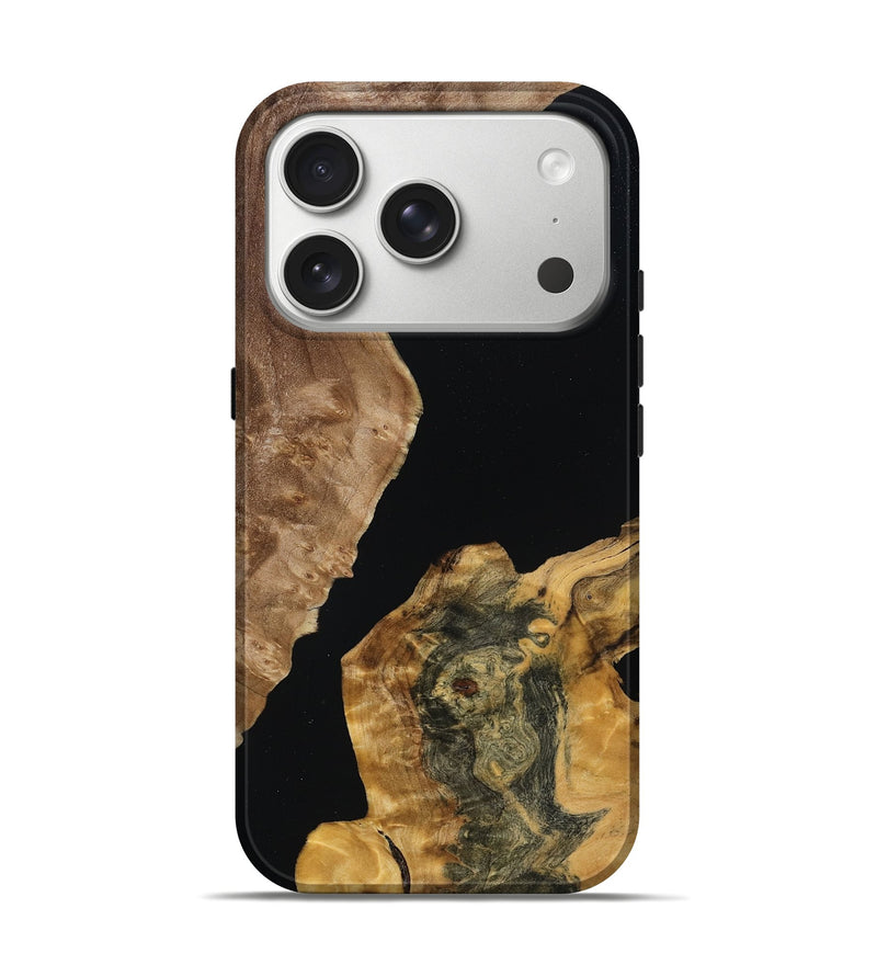 iPhone 17 Pro Wood Live Edge Phone Case - Ouida (Wood Burl, 788853)