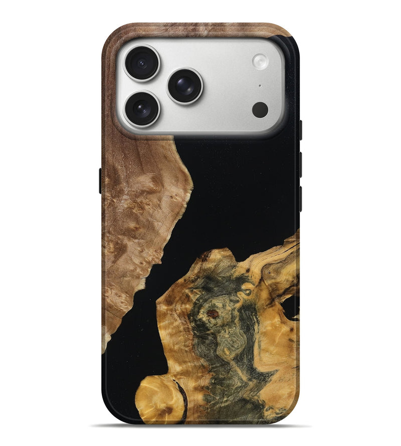 iPhone 17 Pro Max Wood Live Edge Phone Case - Ouida (Wood Burl, 788853)
