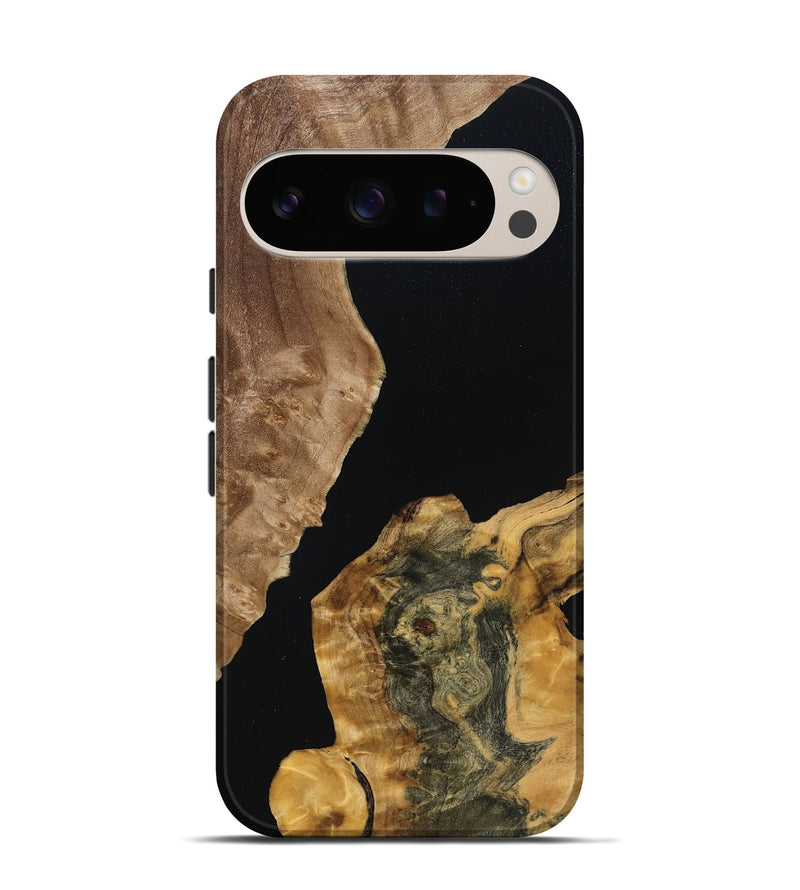 Pixel 9 Pro Wood Live Edge Phone Case - Ouida (Wood Burl, 788853)