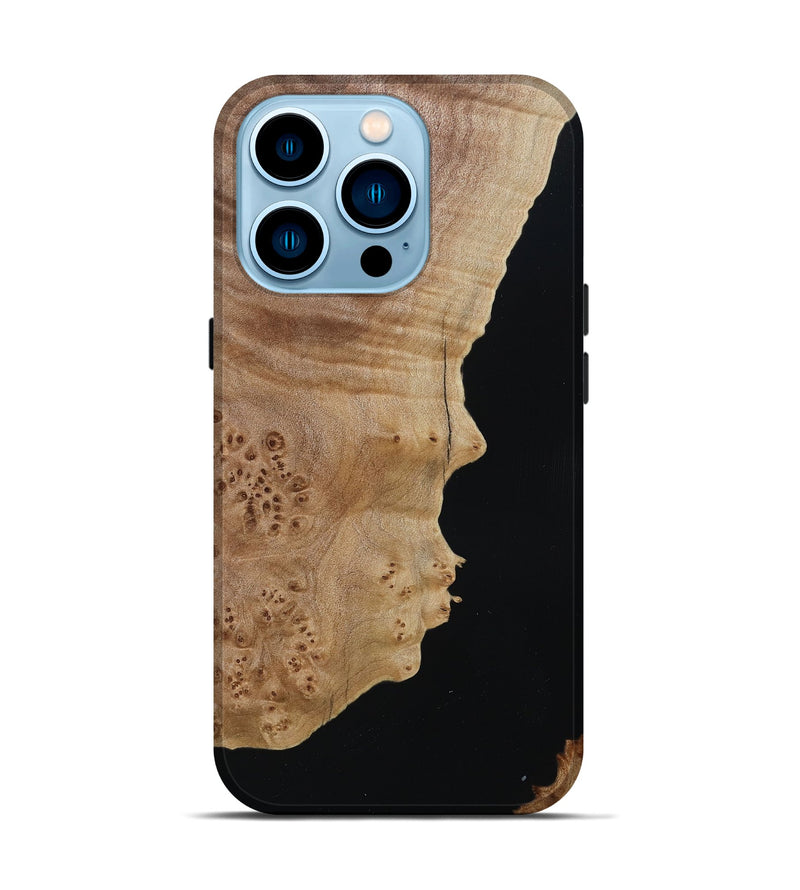 iPhone 14 Pro Wood Live Edge Phone Case - Shamar (Wood Burl, 788865)