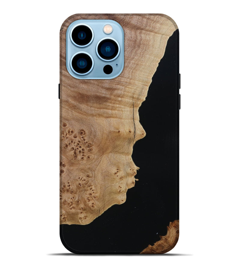 iPhone 14 Pro Max Wood Live Edge Phone Case - Shamar (Wood Burl, 788865)