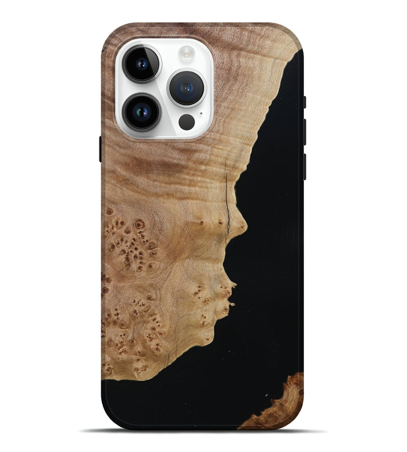iPhone 15 Pro Max Wood Live Edge Phone Case - Shamar (Wood Burl, 788865)