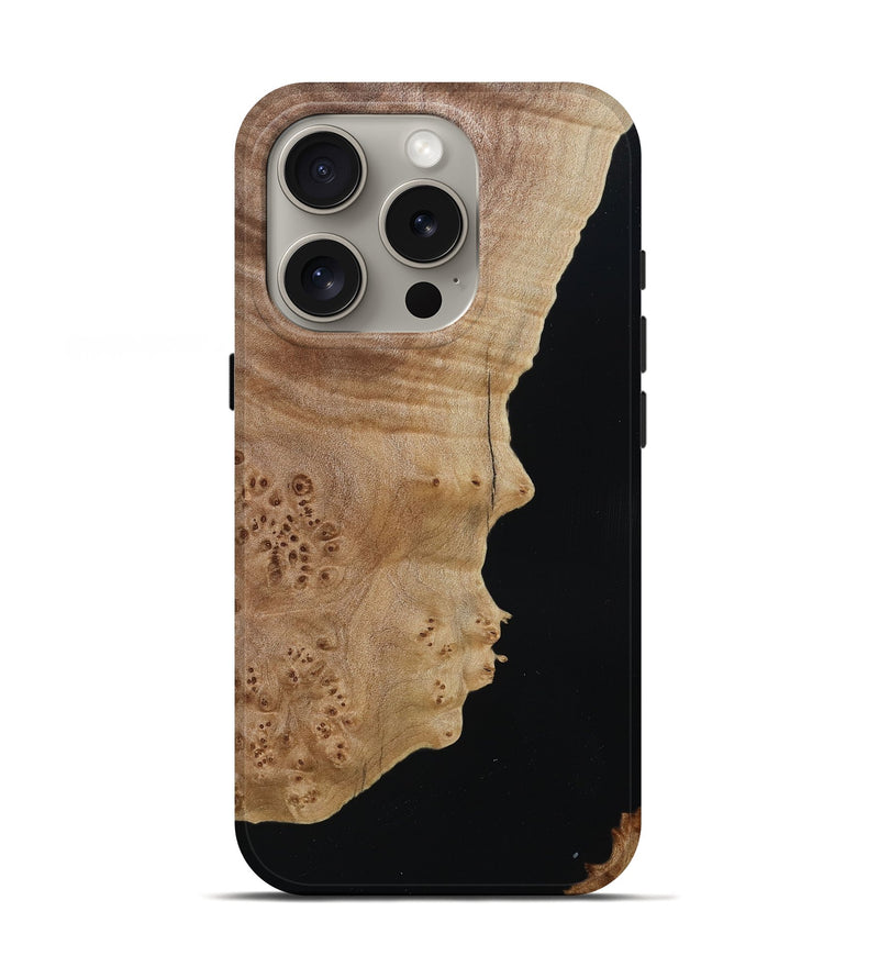 iPhone 16 Pro Wood Live Edge Phone Case - Shamar (Wood Burl, 788865)