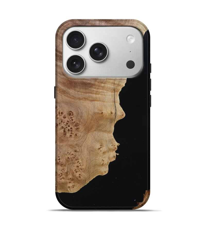iPhone 17 Pro Wood Live Edge Phone Case - Shamar (Wood Burl, 788865)