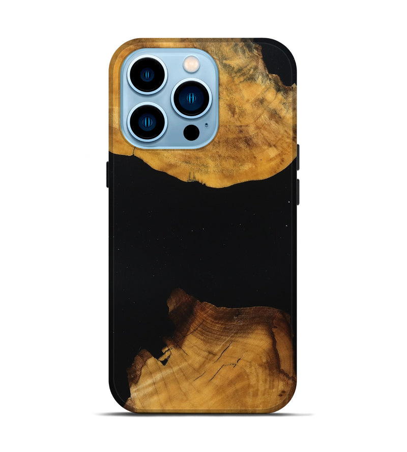 iPhone 14 Pro Wood Live Edge Phone Case - Maximo (Wood Burl, 788869)