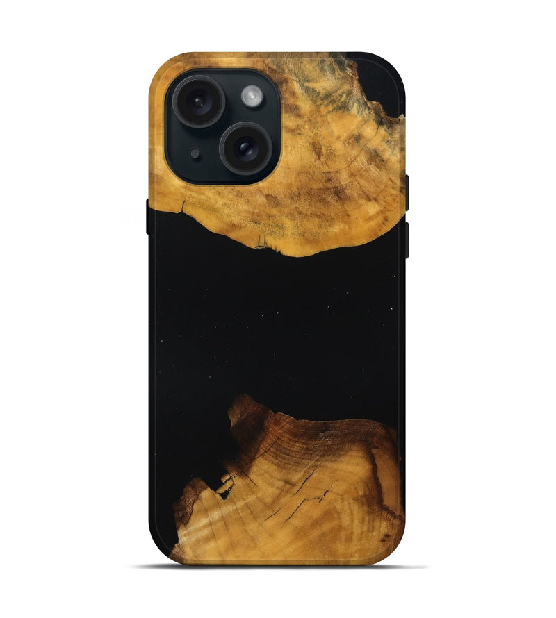 iPhone 15 Wood Live Edge Phone Case - Maximo (Wood Burl, 788869)