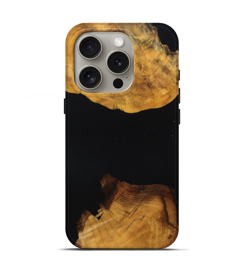 iPhone 16 Pro Wood Live Edge Phone Case - Maximo (Wood Burl, 788869)
