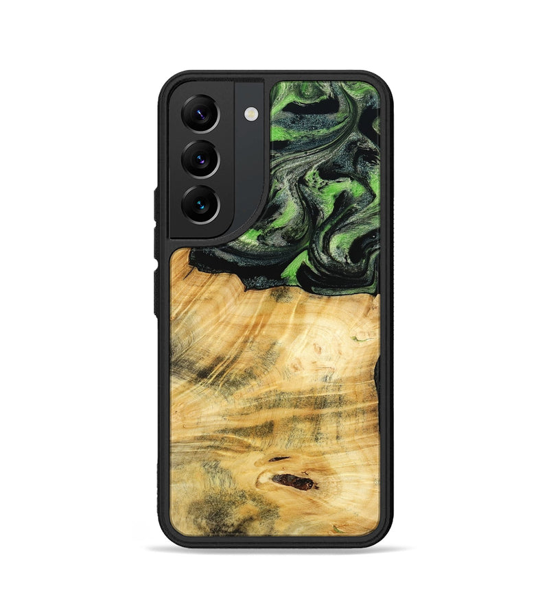 Galaxy S22 Wood Phone Case - Kecia (Green, 788921)
