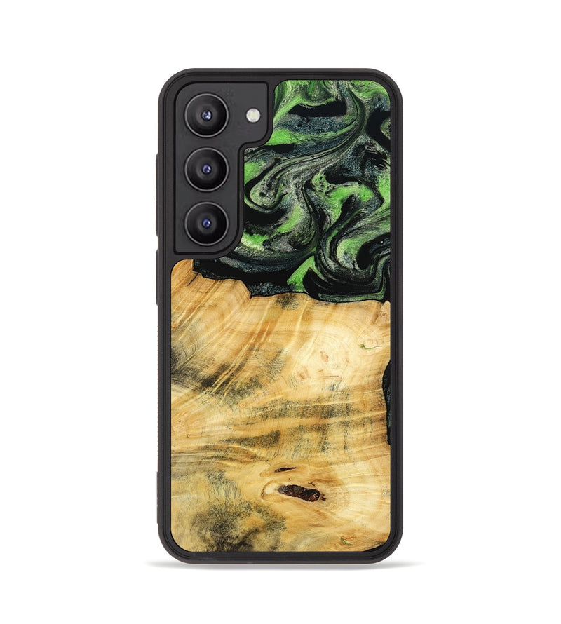 Galaxy S23 Wood Phone Case - Kecia (Green, 788921)