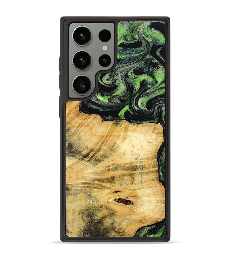 Galaxy S23 Ultra Wood Phone Case - Kecia (Green, 788921)