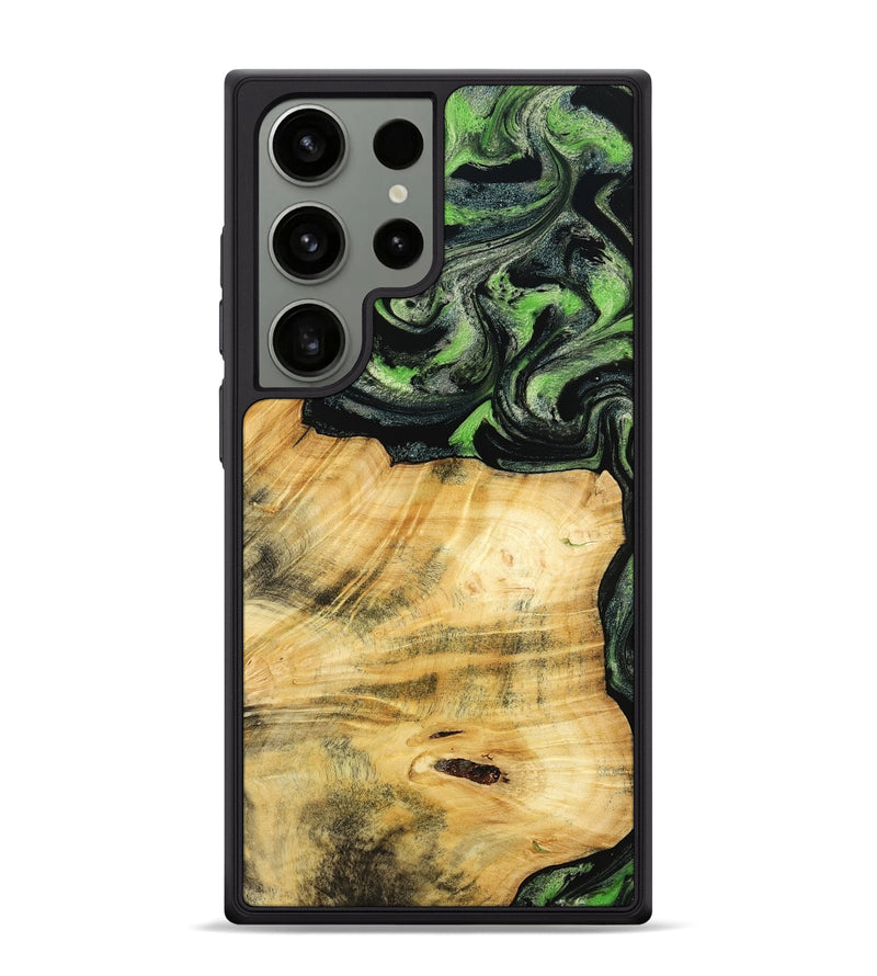 Galaxy S24 Ultra Wood Phone Case - Kecia (Green, 788921)