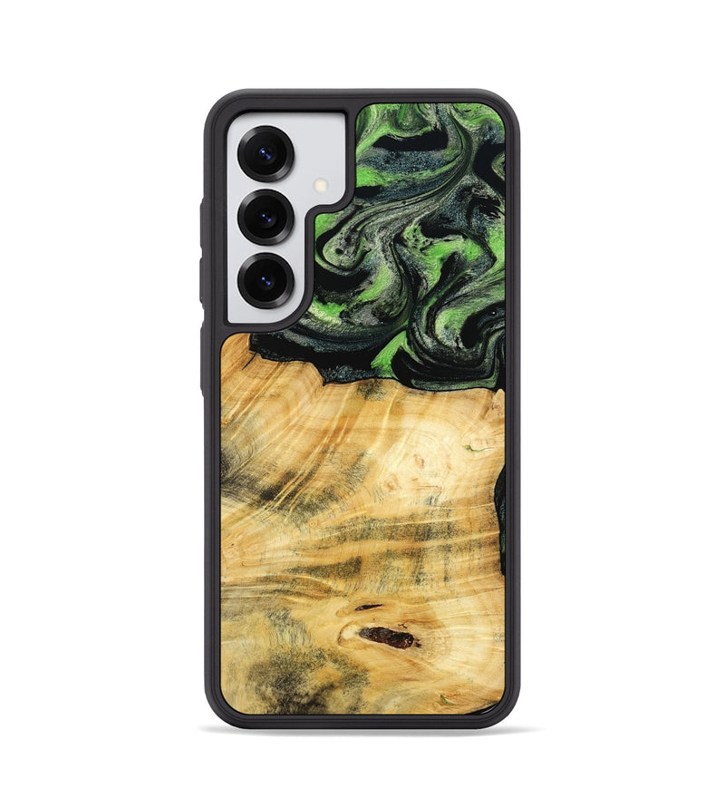 Galaxy S25 Wood Phone Case - Kecia (Green, 788921)