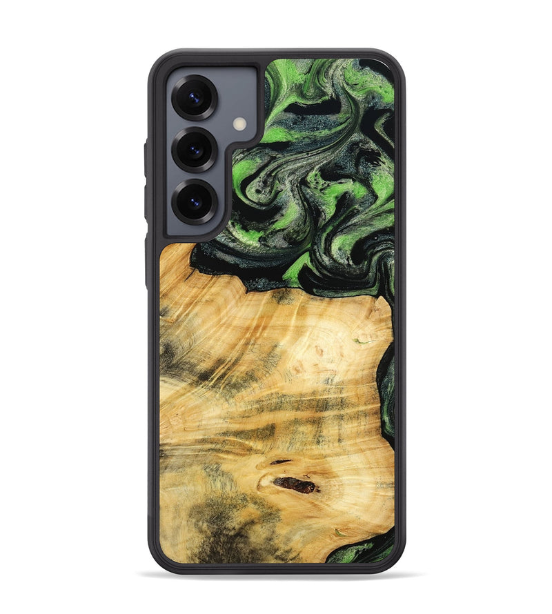 Galaxy S25 Plus Wood Phone Case - Kecia (Green, 788921)