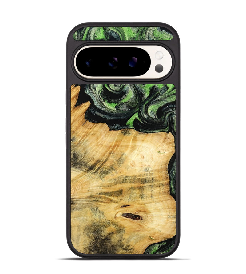 Pixel 9 Pro Wood Phone Case - Kecia (Green, 788921)