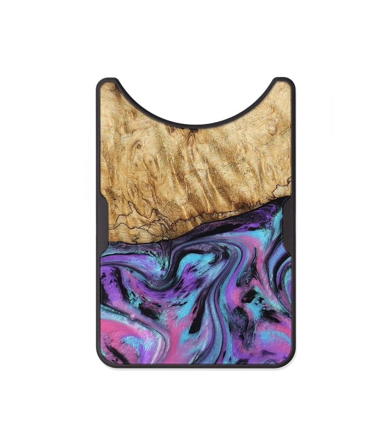 Alloy Wood Wallet - Lida (Purple, 789018)