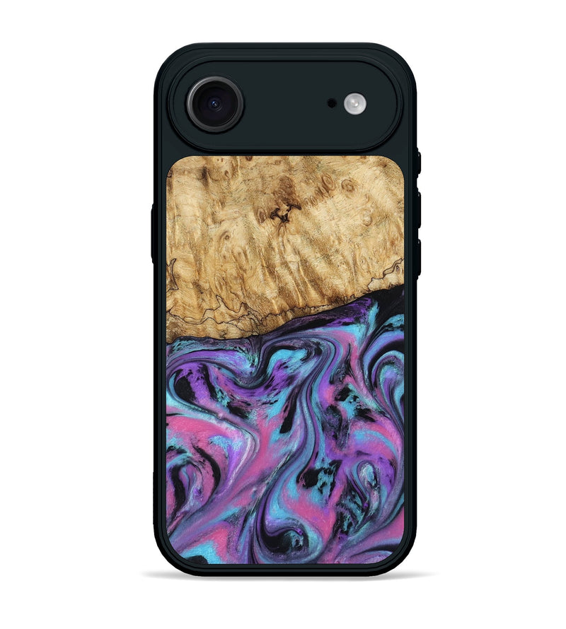 iPhone 17 Air Wood Phone Case - Lida (Purple, 789018)